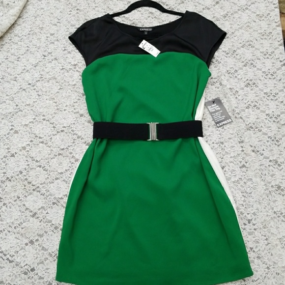 Express Dresses & Skirts - Express new color block dress XS